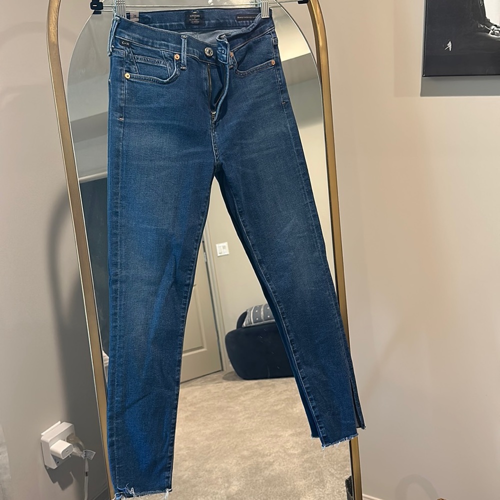 Citizens of humanity rocket ankle high rise jeans